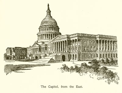 A Capitolium keletről, Washington alkotó: American School