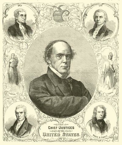 Az Egyesült Államok főbírói, 1864. augusztus alkotó: American School