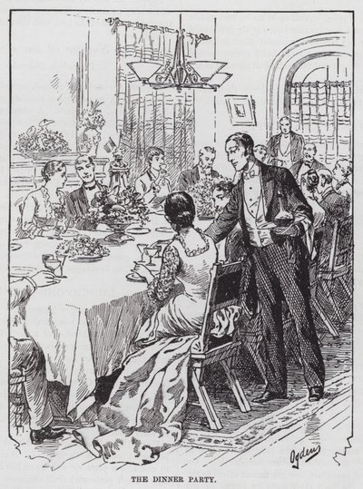 The Dinner Party (metszet) alkotó: American School
