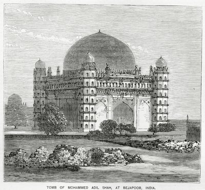 A Gol Gumbaz, Mohammed Adil Shah II. sírja, 1659-ben épült alkotó: American School