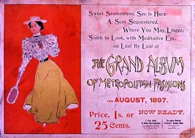 "The Grand Album of Metropolitan Fashion", 1897. augusztus (színes litó) alkotó: American School