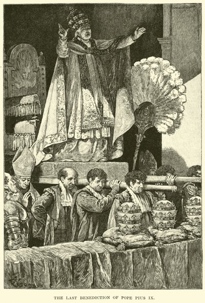 Pius pápa utolsó áldása IX alkotó: American School