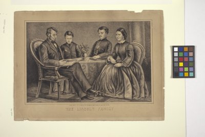 A Lincoln család (litográfia) alkotó: American School