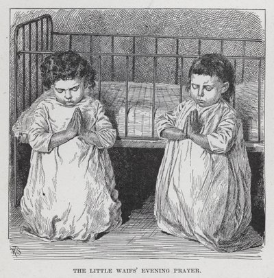 A Little Waifs esti imája (litho) alkotó: American School