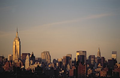 Manhattan látképe alkotó: American School