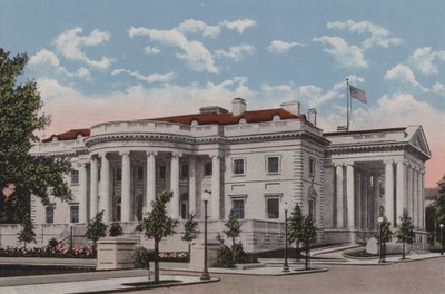 The Memorial Continental Hall, Washington DC (színes litográfia) alkotó: American School