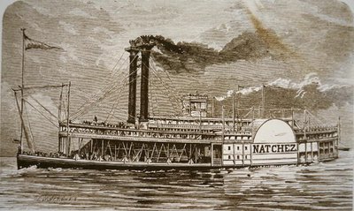 A Mississippi oldalkerekes „Natchez” alkotó: American School