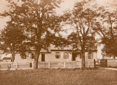 The Moore House, Yorktown (fénynyomat) alkotó: American School