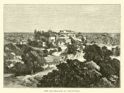 A régi palota Bhurtpoorban alkotó: American School