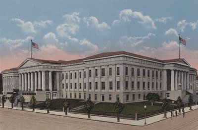Szabadalmi Hivatal, Washington DC (színes litográfia) alkotó: American School