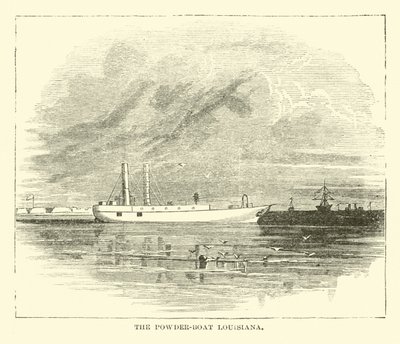 The Powder-boat Louisiana, 1864 december alkotó: American School