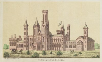 The Smithsonian Institute, Washington, kiadó: E. Sachse alkotó: American School
