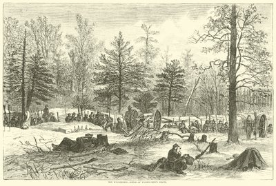 A vadon, Wadsworths halálának színhelye, 1864. május alkotó: American School
