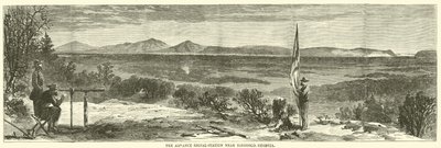 Előrejelző állomás Ringgold közelében, Georgia államban, 1864. május alkotó: American School