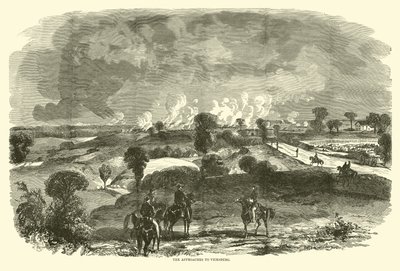 Vicksburg megközelítései, 1863. május alkotó: American School
