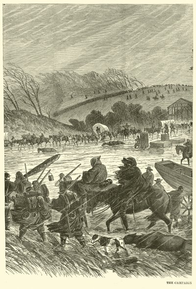 A hadjárat a sárban, 1863. január alkotó: American School