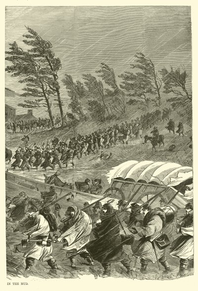 A hadjárat a sárban, 1863. január alkotó: American School