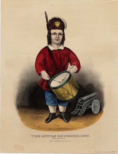 A kisdobos fiú: rub-a-dub-dub, kocsma. szerző: Currier & Ives, 1860 körül alkotó: American School