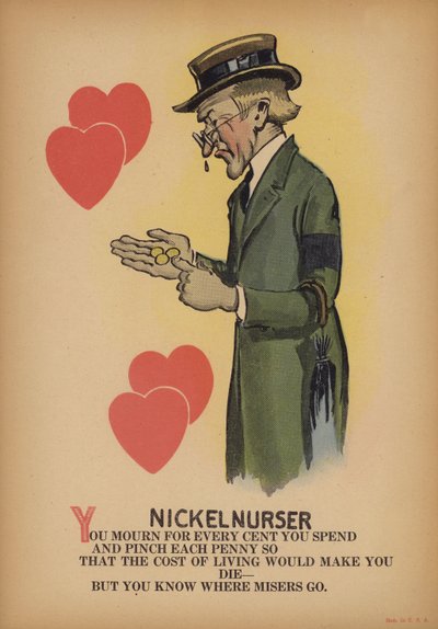 The nickelnurser (színes litográfia) alkotó: American School