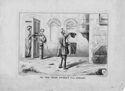A rossz orgonacsiszoló Magyarországról, T W Strong, New York, 1852 körül alkotó: American School