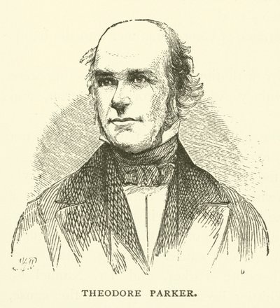 Theodore Parker amerikai unitárius miniszter, transzcendentalista és abolicionista alkotó: American School