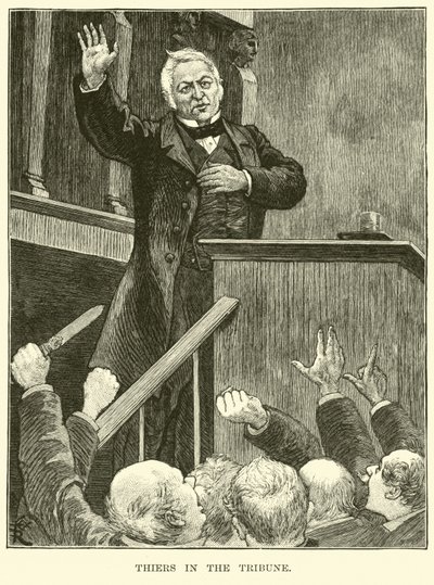 Thiers a Tribune-ban alkotó: American School
