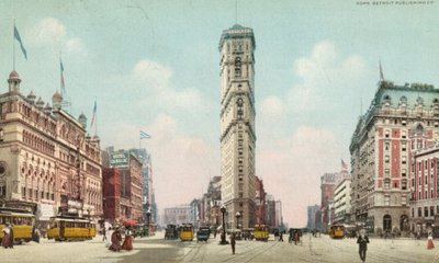 Times Square, New York, 1910 körül alkotó: American School