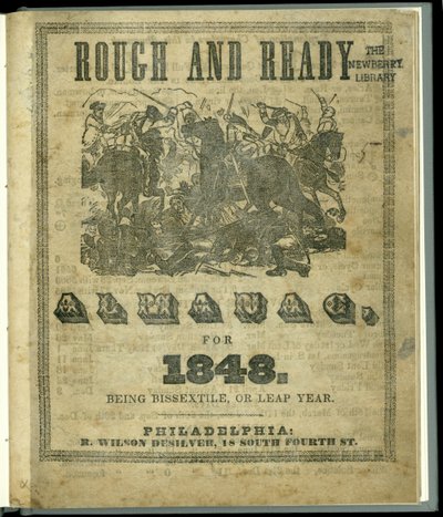 Az 1847-ben kiadott, 1848-as Rough and Ready almanach címlapja (nyomtatott) alkotó: American School