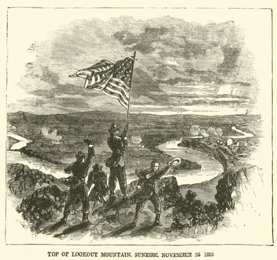 Kilátó hegy teteje, Napkelte, 1863. november 25., 1863. november alkotó: American School