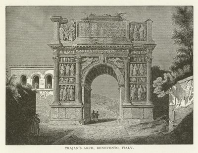 Traians Arch, Benevento, Olaszország alkotó: American School