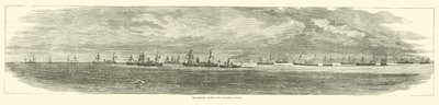 Szállítási flotta Federal Pointnál, 1864. december alkotó: American School