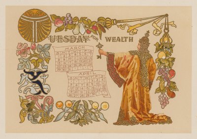 Kedd a gazdagságért (chromolitho) alkotó: American School