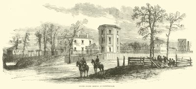 Az Egyesült Államok Arzenálja Fayetteville-ben, 1865. március alkotó: American School