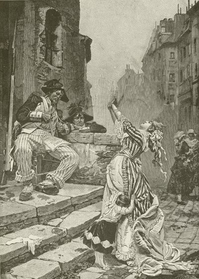 A francia forradalom áldozatai, Paul Svedonesky festménye alkotó: American School