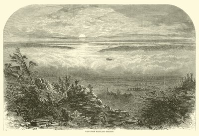 Kilátás a Maryland Heightsről, 1862. szeptember alkotó: American School