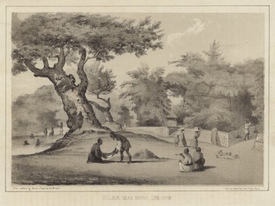 Falu Napha közelében, Lew Chew (Ryukyu-szigetek) alkotó: American School