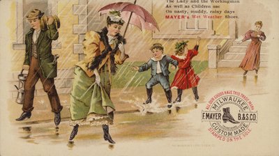 Séta és ugrás az esőben alkotó: American School