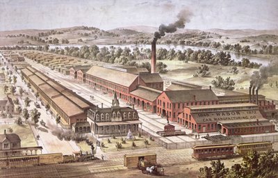 Wason Railroad Car Manufacturers, Springfield, Massachusetts alkotó: American School