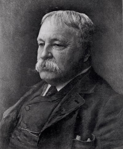 William D. Howells (1837-1920) a "Literature"-ből, 1898. április 27. (metszet) (bundw fotó) alkotó: American School