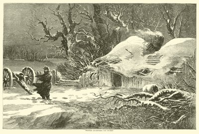 Winter Quarters, a Picketen, 1864. február alkotó: American School