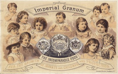 Kisgyermekek az Imperial Granumot reklámozzák alkotó: American School