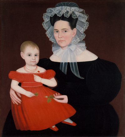 Mayerné és lánya, 1835-40. alkotó: Ammi Phillips