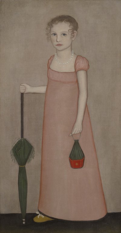 Harriet Campbell portréja, 1815 körül alkotó: Ammi Phillips