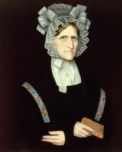 Katherine Salisbury Newkirk Hickok portréja, 1825 körül alkotó: Ammi Phillips