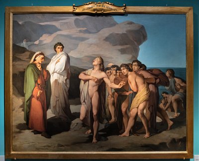 Dante és Casella alkotó: Amos Cassioli