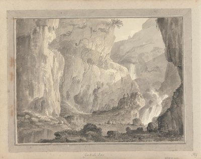 Nézetek Angliában, Skóciában és Walesben: Gordale Scar alkotó: Amos Green