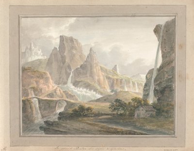 Kilátások Angliában, Skóciában és Walesben: Le Grand Theatre des Alps and Glaciers alkotó: Amos Green