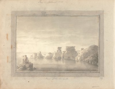 Kilátások Angliában, Skóciában és Walesben: Dunbar Castle romjai, HG/Tour Skóciában alkotó: Amos Green
