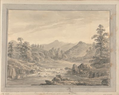 Kilátások Angliában, Skóciában és Walesben: Kilátás a Brathay-ra Clappensgate közelében alkotó: Amos Green