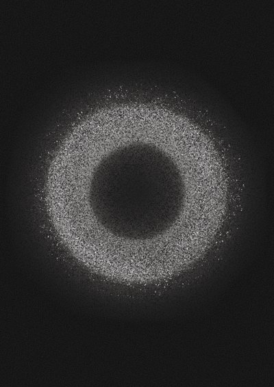 Absztrakt fénygyűrű alkotó: Amy Louise Baker